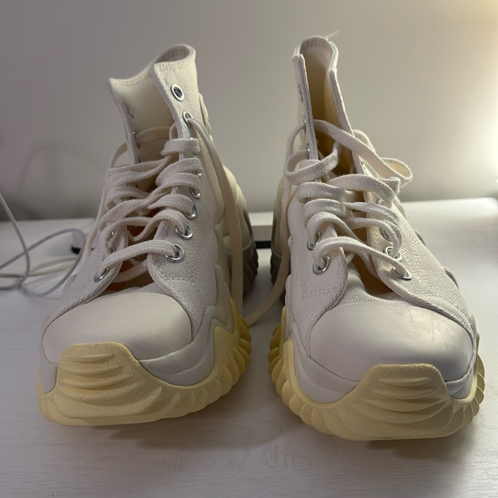 New Converse Run Star Motion Trance Form High Top Egret Platform Sneakers